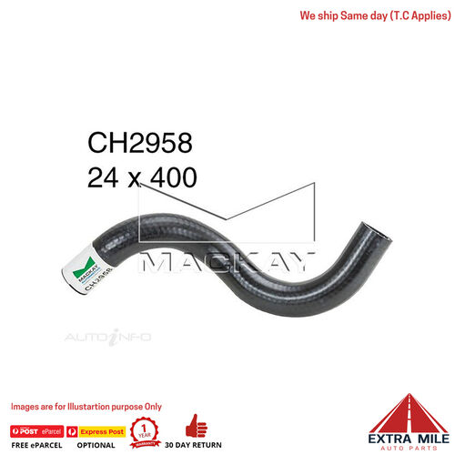 Mackay CH2958 Radiator LW Hose For Ford Laser KN KQ 1.6L I4 Petrol Manual & Auto