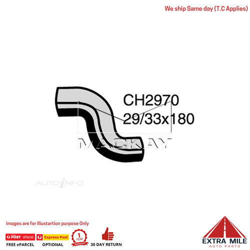 Mackay Radiator Lower Hose For Holden Barina TK 1.6L Petrol Manual/Auto CH2970