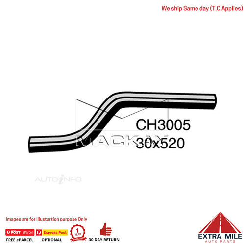 Mackay Radiator Upper Hose For Toyota Camry SV30R 1.8L Petrol Man & Auto CH3005