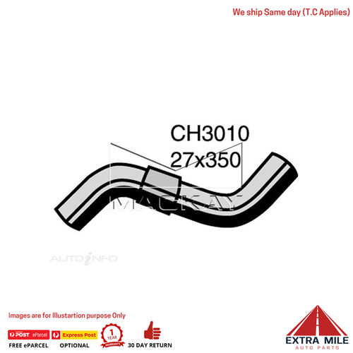 Mackay Radiator Upper Hose For Toyota Paseo EL44R 1.5L Petrol Man & Auto CH3010