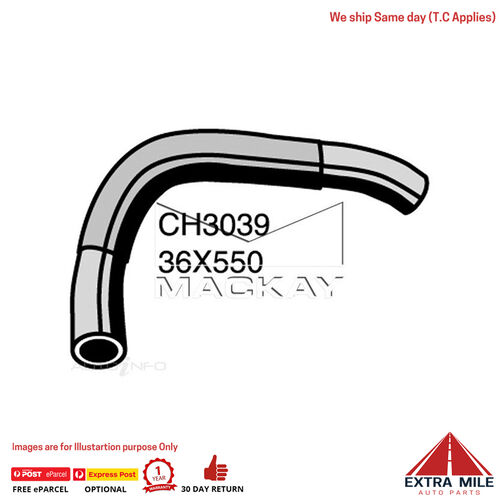  CH3039 Radiator Upper Hose For Jeep Grand Cherokee WG 4.0L I6 Ptl Man&Auto