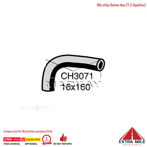 Mackay Engine By Pass Hose For Toyota Hilux LN106R 2.8L Diesel Manual & Auto