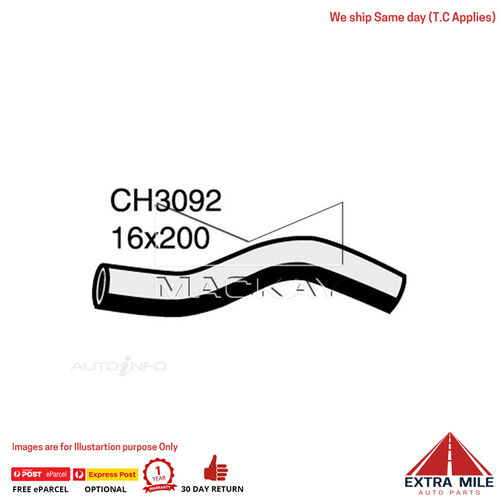 CH3092 Heater Hose for Toyota LandCruiser FZJ105R 4.5L I6 Petrol Manual & Auto