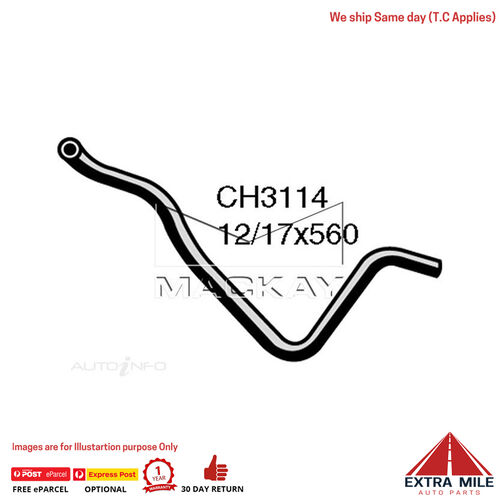 CH3114 Coolant Recovery Tank Hose for Volvo 740 . 2.3L I4 Petrol Manual / Auto