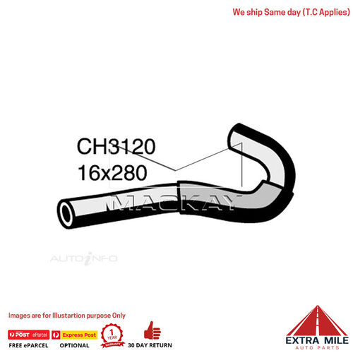 Mackay Heater Hose For Nissan Patrol GQ 4.2L Petrol Manual & Auto  CH3120