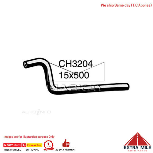 CH3204 Heater Hose for Subaru Forester SF 2.0L F4 Petrol Manual / Auto Mackay