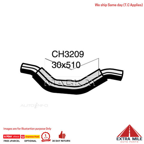 Mackay CH3209 Radiator Upper Hose For Toyota Celica ST184R 2.2L I4 Ptl Man&Auto