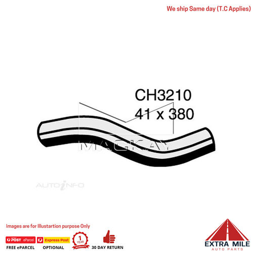  CH3210 Radiator Upper Hose For Toyota LandCruiser HDJ100R 4.2L I6 Turbo Dsl