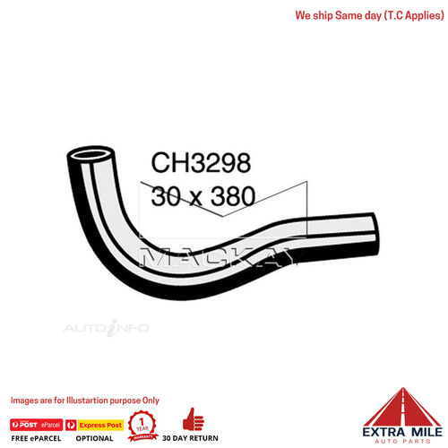 Mackay CH3298 Radiator Upper Hose For Honda Integra DC 1.8L I4 Ptl Manual/Auto