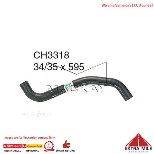 Mackay CH3318 Radiator Upper Hose For Holden Commodore VY 3.8L V6 Ptl Man&Auto