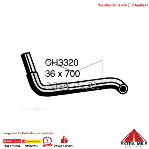 Mackay Radiator Lower Hose For Lexus LS400 UCF10R 4.0L V8 Petrol Manual/Auto