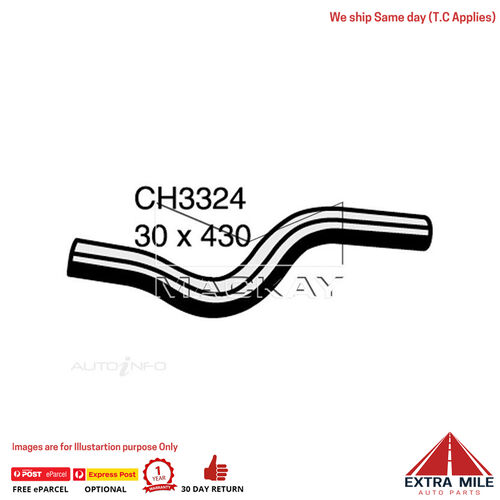 Mackay CH3324 Radiator Upper Hose For Honda Accord CA 2.0L I4 Petrol Manual/Auto