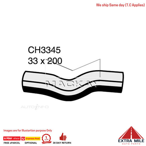 CH3345 Radiator Upper Hose for Lexus IS300 JCE10R 3.0L I6 Petrol Manual / Auto