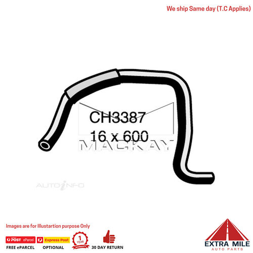 Mackay Heater Hose For TOYOTA CAMRY MCV36R 3.0L V6 Petrol Manual & Auto CH3387