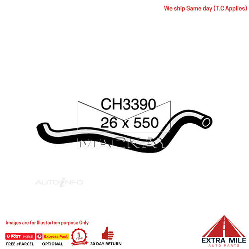 Mackay CH3390 Radiator Lower Hose For Nissan Pulsar N15 1.6L I4 Ptl Man&Auto