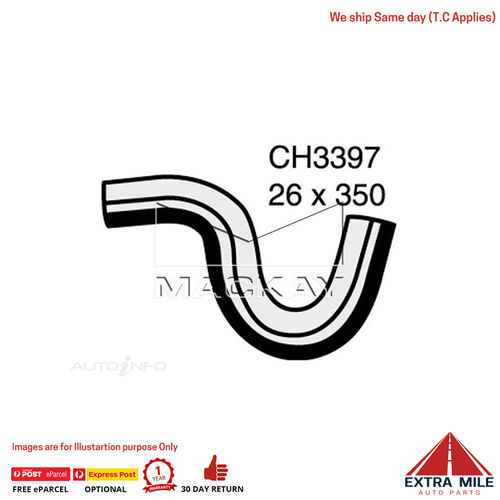 Mackay CH3397 Radiator Upper Hose For Nissan Pulsar N15 1.6L I4 Ptl Man&Auto