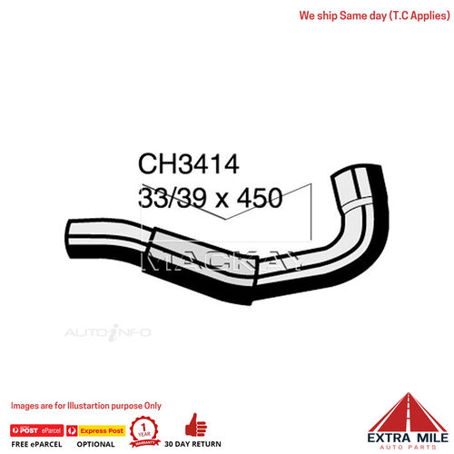 Mackay CH3414 Radiator Lower Hose For Nissan Navara D22 3.2L I4 Diesel Man&Auto