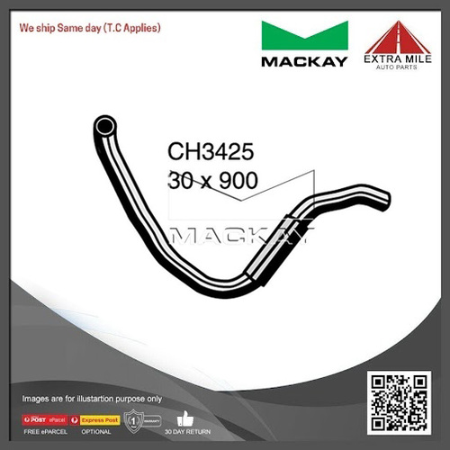 Mackay Radiator Lower Hose For Honda Prelude BB 2.3L Manual/Auto- CH3425