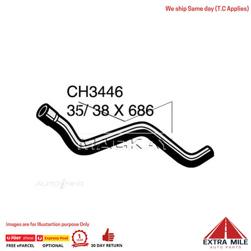  CH3446 Radiator Upper Hose For Land Rover Discovery Series 1 3.9L V8 Ptl Man