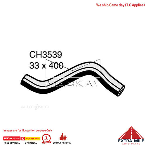 Mackay CH3539 Radiator Upper Hose For Nissan X-Trail T30 2.5L I4 Ptl Man&Auto