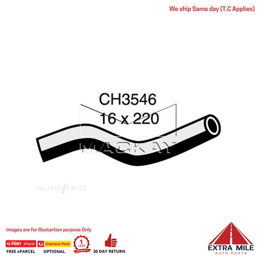 Heater Hose for Toyota LandCruiser HJ61R 4.0L I6 Turbo Diesel Manual & Auto