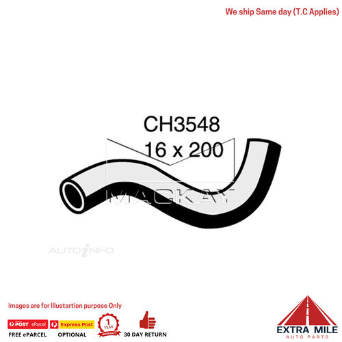 Mackay Heater Hose For Toyota LandCruiser FZJ80R 4.5L Petrol Manual & Auto