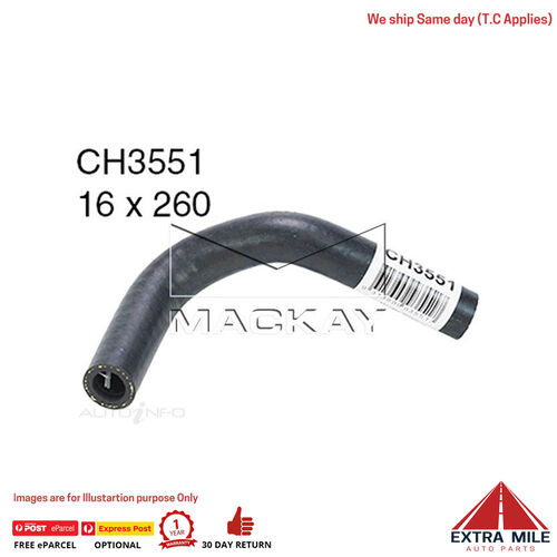 Mackay Heater Hose For Toyota LandCruiser HJ61R 4.0L Turbo Diesel Manual & Auto