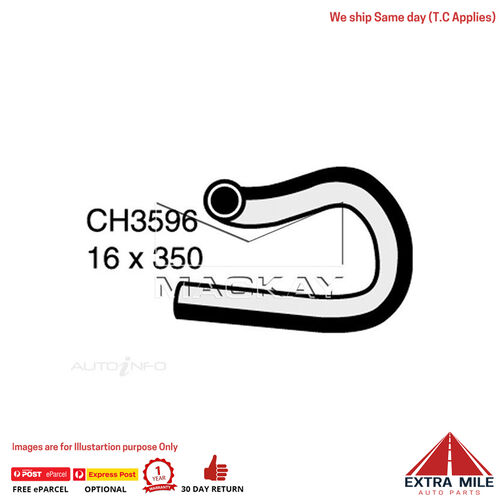 CH3596 Heater Hose for Holden Rodeo TF 2.5L I4 Diesel Manual / Auto Mackay