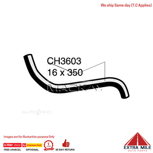 Heater Hose for Holden Rodeo TF 2.8L I4 Turbo Diesel Manual / Auto Mackay