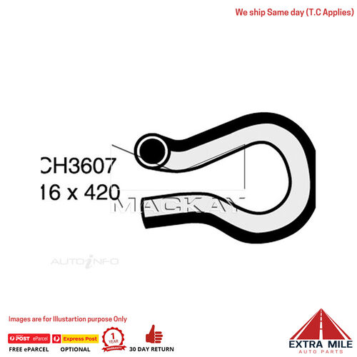 Mackay Heater Hose For Holden Rodeo TF 2.8L Turbo Diesel Manual / Auto  CH3607