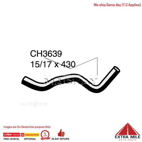 Mackay Heater Hose For Ford Mondeo HC HD HE 2.0L Petrol Manual & Auto  CH3639