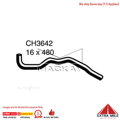 CH3642 Heater Hose for Nissan Patrol GU 4.8L I6 Petrol Manual & Auto Mackay