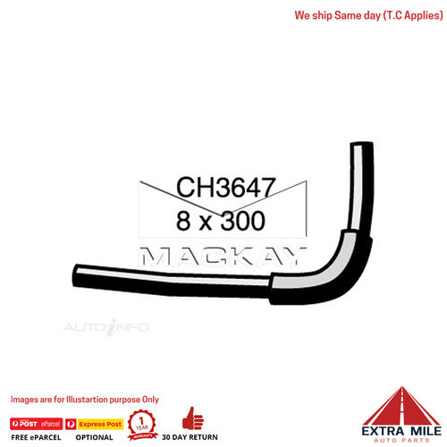 CH3647 Engine By Pass Hose for Nissan Patrol GU 4.8L I6 Petrol Manual & Auto