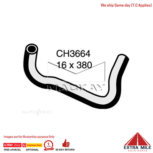 Mackay Heater Hose For Nissan Navara D21 3.0L V6 Petrol Manual & Auto  CH3664