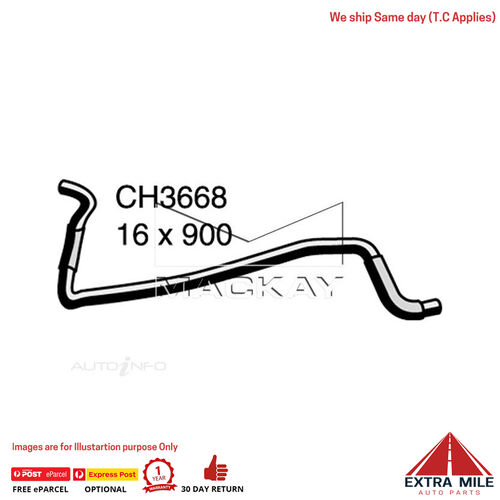 CH3668 Heater Hose for Nissan Navara D21 2.7L I4 Diesel Manual & Auto Mackay