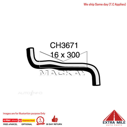 CH3671 Heater Hose for Nissan Patrol GQ 4.2L I6 Petrol Manual & Auto Mackay