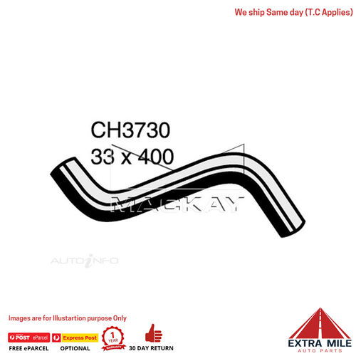 Mackay CH3730 Radiator Upper Hose For Toyota Hilux VZN167R 3.4L V6 Ptl Man&Auto