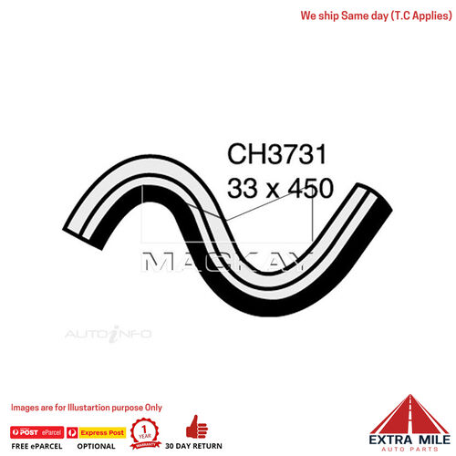 Mackay CH3731 Radiator Lower Hose For Toyota Hilux VZN167R 3.4L V6 Ptl Man&Auto