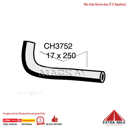 CH3752 Heater Hose for Toyota LandCruiser GRJ120R 4.0L V6 Petrol Manual & Auto