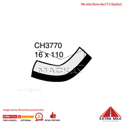 CH3770 Heater Hose for Mitsubishi Pajero NP 3.2L I4 Turbo Diesel Manual / Auto