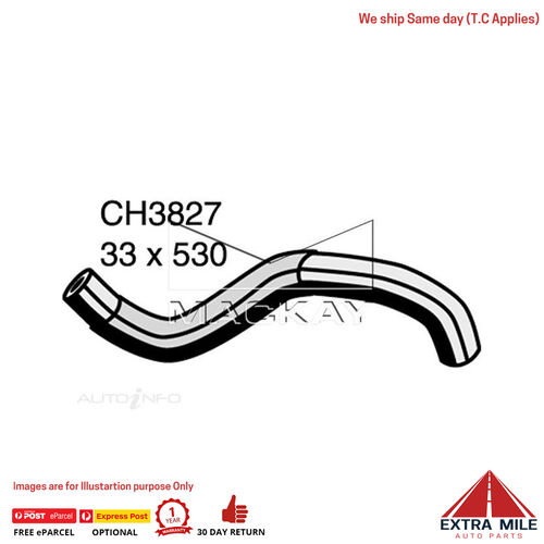 Mackay CH3827 Radiator Lower Hose For Nissan Maxima J31 3.5L V6 Ptl Man&Auto