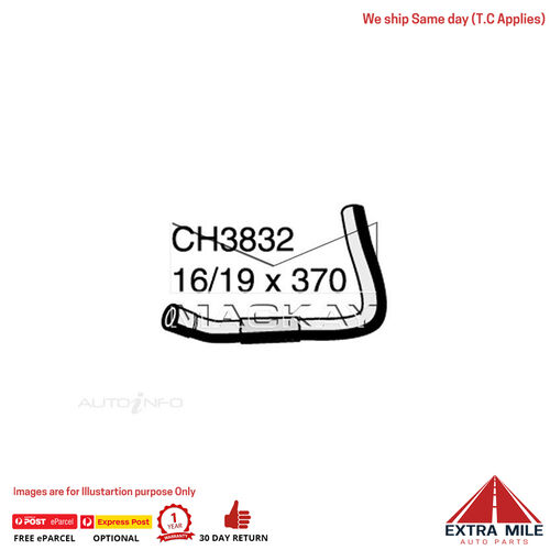 CH3832 Heater Hose for Holden Rodeo RA 3.5L V6 Petrol Manual / Auto Mackay