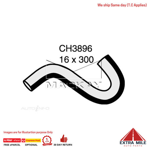 CH3896 Heater Hose for Mitsubishi Triton MJ 2.5L I4 Turbo Diesel Manual / Auto