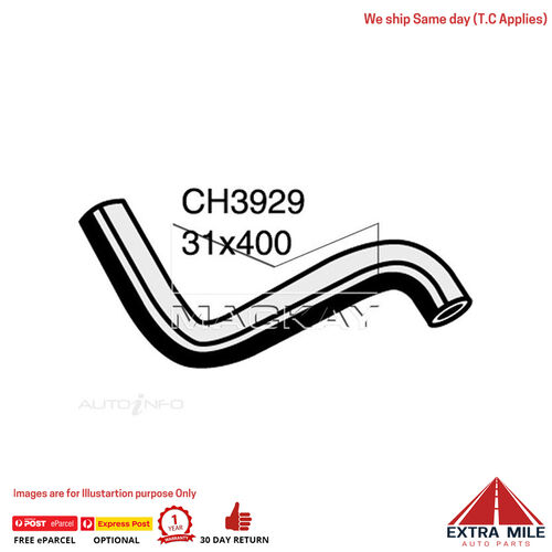 Mackay CH3929 Radiator LW Hose For Ford FIESTA WP WQ 1.6L I4 Ptl Manual&Auto