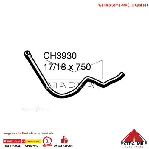 CH3930 Heater Hose For Ford FIESTA WP WQ 1.6L I4 Petrol Manual & Auto Mackay