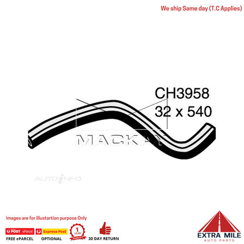 Mackay Radiator Lower Hose For Hyundai Getz TB 1.3L Petrol Manual/Auto CH3958