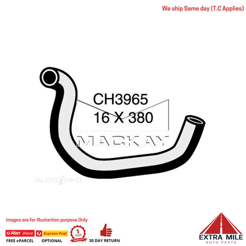 Heater Hose for Daihatsu TeRios J100G 1.3L I4 Petrol Manual / Auto Mackay