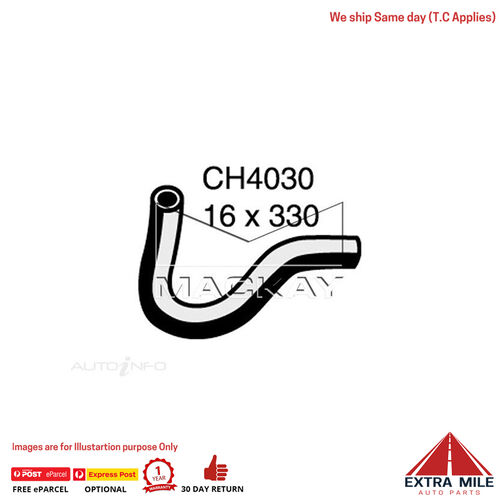 CH4030 Heater Hose for Mitsubishi Triton ME 2.6L I4 Petrol Manual / Auto Mackay