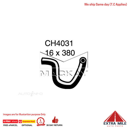 Mackay Heater Hose For Mitsubishi Triton ME 2.6L Petrol Manual / Auto  CH4031