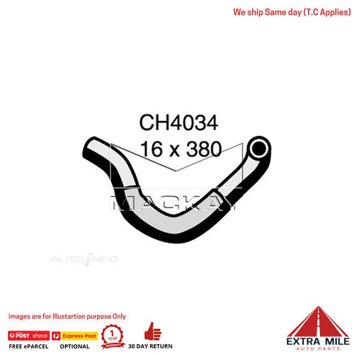 Mackay Heater Hose For Mitsubishi Triton MK 3.0L V6 Petrol Manual / Auto 